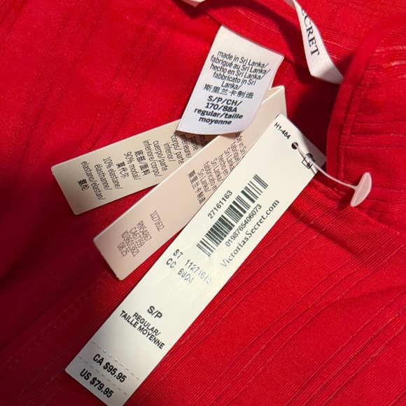 Victoria's Secret Red Ultra-Fine Modal Regular Pajama Set - Picture 6 of 6